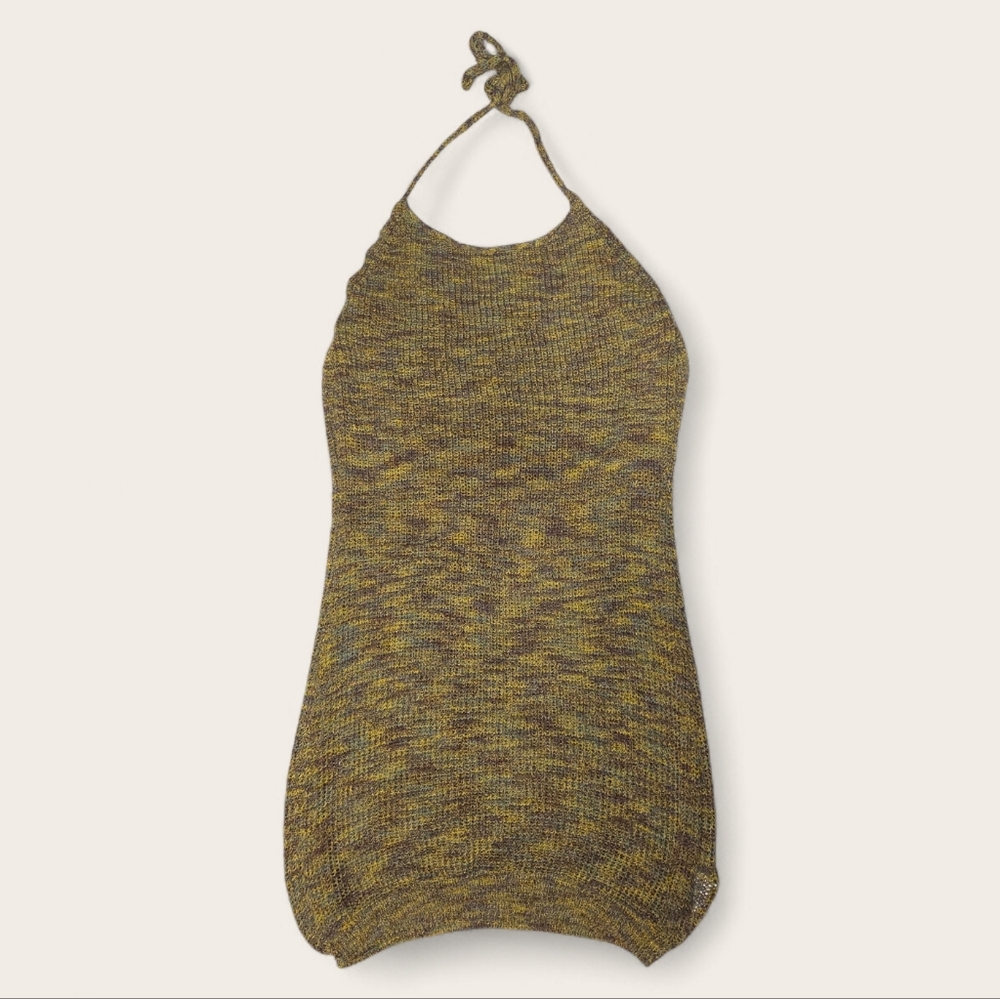 Shein Plus Size Knitted Halter Dress